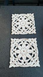 2x Decoratie Riverdale wit & beige, Ophalen of Verzenden, Zo goed als nieuw