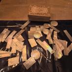 Antieke Chinese Parelmoer Fiches met Doosje, Ophalen of Verzenden