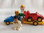 Vintage retro Duplo set 2671 Race Team met raceauto, Ophalen of Verzenden, Zo goed als nieuw, Duplo