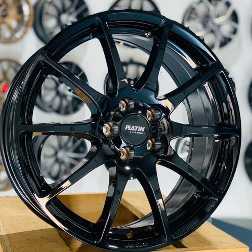 Nieuwe zwarte velgen 17 inch Volkswagen POLO IBIZA A1 5x100, Auto-onderdelen, Banden en Velgen, Velg(en), Zomerbanden, 17 inch