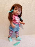 Leuke Baby Born Zus Pop 🩵 met Bruin Haar Soft Touch, Ophalen of Verzenden, Zo goed als nieuw, Overige typen