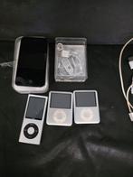 Partij 5 Apple iPods - Touch, Nano, Shuffle, Overige types, Gebruikt, Ophalen of Verzenden, Zilver