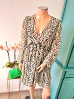 REVELATION jurk maat M - rushes - pastelkleuren - zwart, Maat 38/40 (M), Paars, Ophalen of Verzenden, Zo goed als nieuw