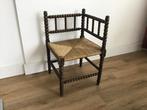 Vintage Bobbin Stoel - Nederlands, ca. 1920, Huis en Inrichting, Gebruikt, Bruin, Ophalen of Verzenden, Eén