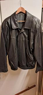 Zwart leer BMW M STYLE JACK,, Kleding | Heren, Ophalen of Verzenden, Gedragen, Maat 56/58 (XL), Zwart