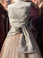 Vintage couture 1950 bal jurk, Verzenden, Dames