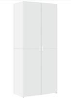 vidaXL Hoge kast – Wit – 80x42,5x185 cm, Huis en Inrichting, Kasten | Overige, Ophalen, Zo goed als nieuw