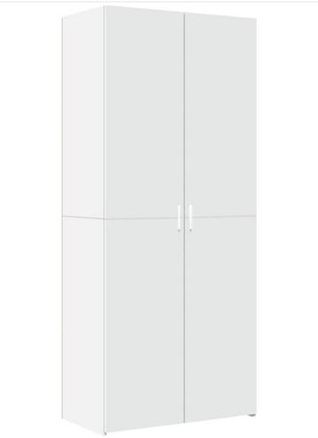 vidaXL Hoge kast – Wit – 80x42,5x185 cm beschikbaar voor biedingen