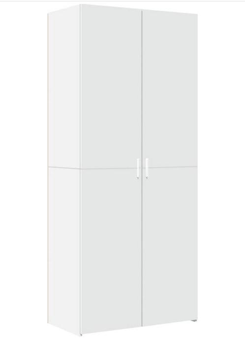 vidaXL Hoge kast – Wit – 80x42,5x185 cm, Huis en Inrichting, Kasten | Overige, Zo goed als nieuw, Ophalen