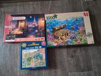 Diverse mooie puzzels, Ophalen of Verzenden, 500 t/m 1500 stukjes, Zo goed als nieuw, Legpuzzel