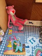 Oude Pink Panther knuffel 40 cm + stripboek uit 1985, Kinderen en Baby's, Ophalen of Verzenden