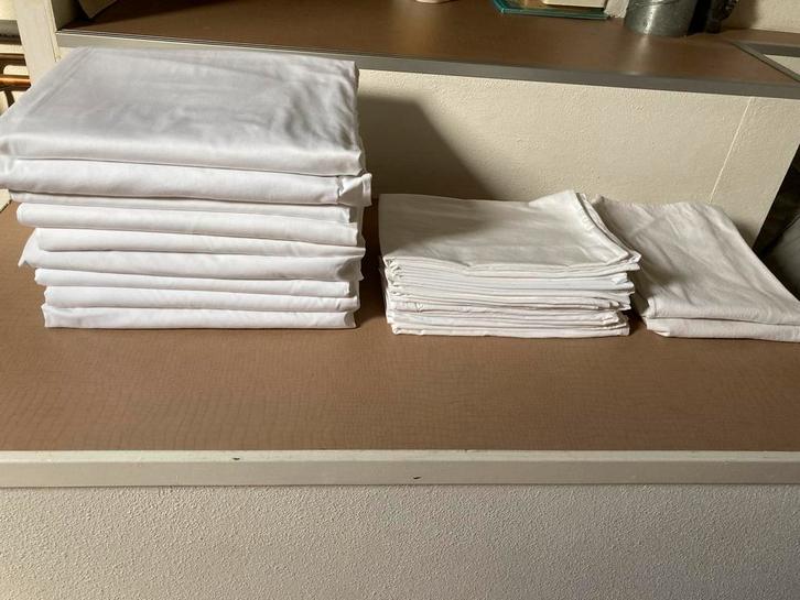 Eenpersoons dekbedovert. en dekbedden  van Egyptisch katoen, Huis en Inrichting, Slaapkamer | Beddengoed, Gebruikt, Dekbedovertrek