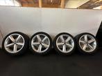 Audi 18 inch sportvelgen 245/40/18 Continental banden, 18 inch, Ophalen of Verzenden, Band(en), Personenwagen