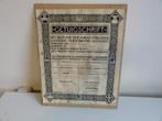 Getuigschrift Ambachtschool Roermond 1934, Ophalen of Verzenden