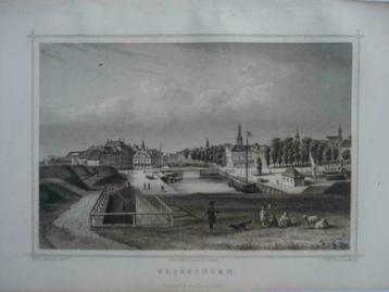 094 /  Vlissingen    Staalgravure 1860 beschikbaar voor biedingen