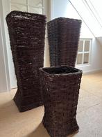 Plantenbak rietenmand, Huis en Inrichting, Ophalen, Mand, Zo goed als nieuw, Riet