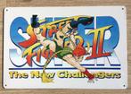 Super Street Fighter Cammy METALEN Wandbord arcade poster, Huis en Inrichting, Nieuw, Verzenden