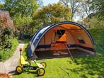 Fijne 6 pers Polykatoenen Tunneltent Michigan Vrijbuiter!, Caravans en Kamperen, Tenten, Ophalen, Gebruikt, Tot en met 6