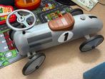 Retro loopauto zilver, Kinderen en Baby's, Speelgoed | Buiten | Voertuigen en Loopfietsen, Ophalen, Zo goed als nieuw, Loopvoertuig
