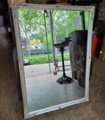 Grote klassieke Barock klassieke spiegel spiegel zilver, Verzenden, Zo goed als nieuw, Minder dan 100 cm, Rechthoekig