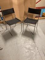 2 Martin Visser tafelstoel met kunstriet, Huis en Inrichting, Ophalen, Zo goed als nieuw, 75 tot 100 cm