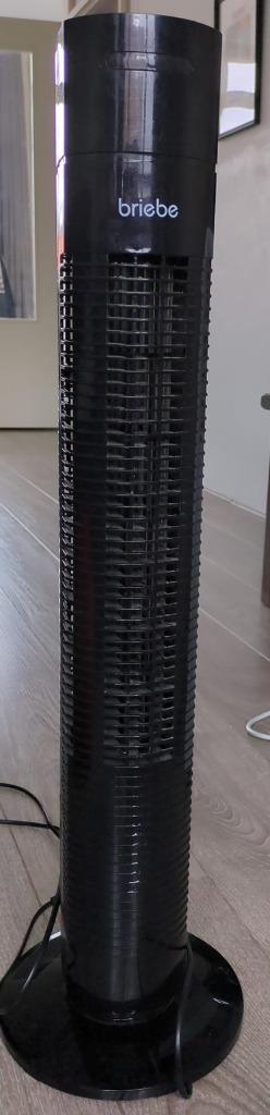 briebe Silent Tower Fan with Remote Control, Witgoed en Apparatuur, Ventilatoren, Gebruikt, Torenventilator, Ventilator met afstandsbediening