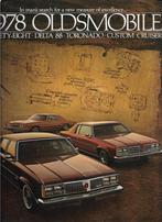 Brochure programma OLDSMOBILE, 1978 (USA)., Oldsmobile, Overige merken, Ophalen of Verzenden