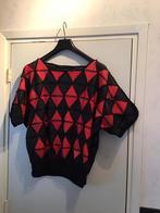 Leer dames truitje patchwork maat 42/444, Kleding | Dames, Truien en Vesten, Ophalen of Verzenden, Zo goed als nieuw, Maat 42/44 (L)