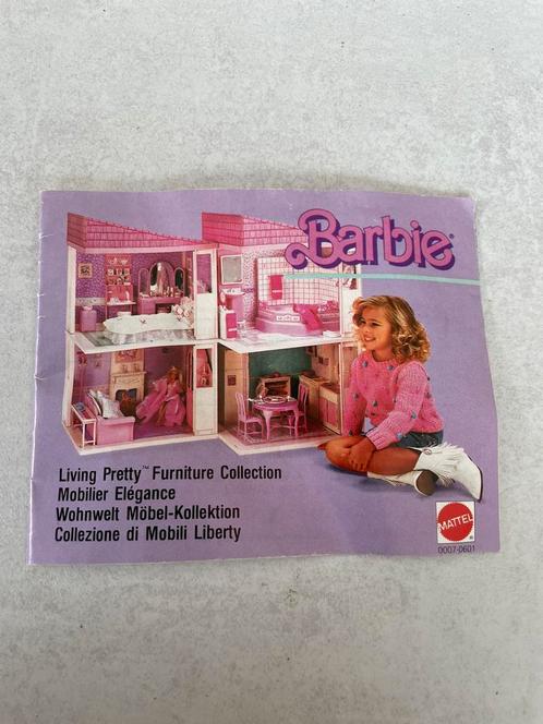 Barbie folder 1987, Verzamelen, Poppen, Gebruikt, Overige typen, Ophalen of Verzenden