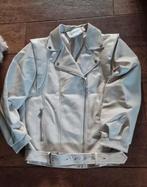 Creme kleurig leren jasje Copperose maat S, Ophalen of Verzenden, Zo goed als nieuw, Maat 38/40 (M), Beige