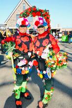 Duo Carnaval Kostuums - Rozen Thema, Ophalen, Carnaval, Maat 42/44 (L), Zo goed als nieuw