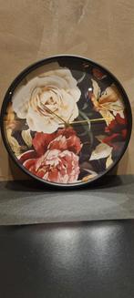 Dutch Sprinkles Wandklok met Bloemenprint, Ophalen of Verzenden, Zo goed als nieuw, Analoog, Wandklok