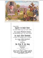Oude chromo van "DE JONG", Verzenden, Nieuw, Overige typen