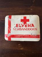 Vintage verbandtrommel met originele inhoud van Elveha, Ophalen of Verzenden, Gebruikt, Overige