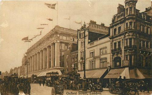 (381-161-009) London Oxford Street, Verzamelen, Ansichtkaarten | Buitenland, Engeland, Verzenden