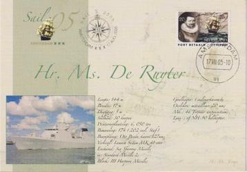 Nederland 2005 PORT BETAALD  Sail Hr. Ms. De Ruyter Marine beschikbaar voor biedingen