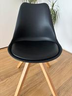 Eetkamerstoelen 4 stuks, Huis en Inrichting, Stoelen, Ophalen, Gebruikt, Zwart, Vier