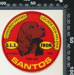 Sticker: Santos - Den Helder, Verzamelen, Stickers, Film, Tv of Omroep, Ophalen of Verzenden