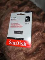 Sandisk usbstick ultra luxe usb 3.1 flashdrive 512gb nieuw, Ophalen of Verzenden, Nieuw, Sandisk, 512 GB