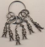 D040 Sleutelhangers met tinnen kabouters, Verzamelen, Verzenden, Zo goed als nieuw, Knuffel of Figuurtje
