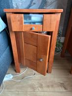 Prachtige nachtkastjes en bed kersen, Huis en Inrichting, Slaapkamer | Nachtkastjes, Ophalen, Zo goed als nieuw, 65 cm of meer