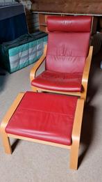 Ikea relax stoel  met hocker, Huis en Inrichting, Fauteuils, Ophalen, 50 tot 75 cm
