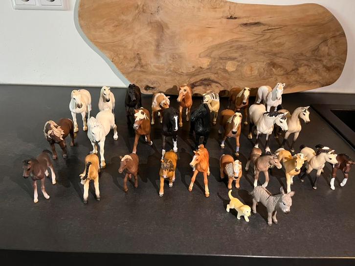 Complete verzameling Schleich, Hobby en Vrije tijd, Modelbouw | Figuren en Diorama's, Zo goed als nieuw, 1:50 of kleiner, Ophalen of Verzenden