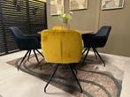 Draaibare eetkamerstoel - velvet stoelen - stoel draaibaar, Ophalen, Nieuw, Zwart, Vier