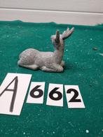 Hert liggend grijs glitters , [a662], Ophalen of Verzenden, 'T Olde Gre-j, Info@toldegrej.nl, Endepoelstraat 20f Didam