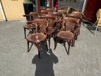 Cafe bar bistro thonet stoelen vintage retro klassiek, Cafe bar kroeg retro vintage klassiek mancave kantine, Gebruikt, Bruin