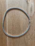 Zilveren gourmetschakel ketting | 46 cm, Ophalen of Verzenden, Zo goed als nieuw, Zilver, Zilver