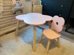 Atmosphera Kids Tekentafel + Stoel Bloem Roze, Ophalen, Zo goed als nieuw, Tafel(s) en Stoel(en)