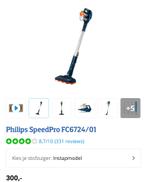 Philips SpeedPro FC6724 Steelstofzuiger, Ophalen of Verzenden, Zo goed als nieuw, Minder dan 1200 watt, Stofzuiger