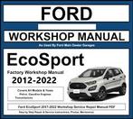 Ford Eco Sport 2012-2022 Workshop manual Ford ETIS 2022 USB, Auto diversen, Verzenden